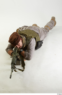 Photos Luis Donovan Army Taliban Gunner Poses aiming gun lying…